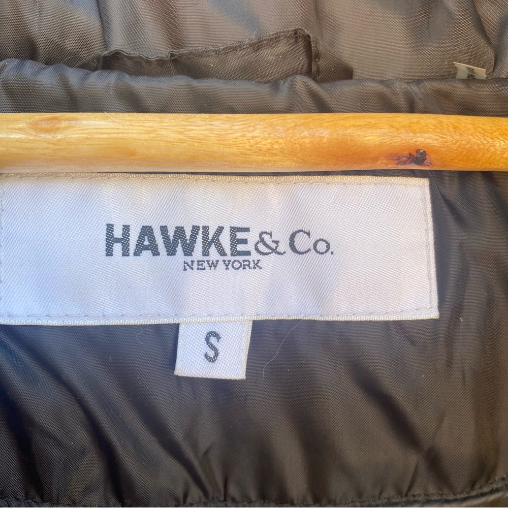 HAWKE & CO Black Down Puffer Coat - Picture 3 of 8
